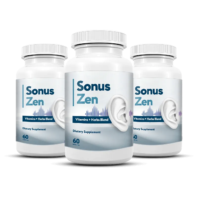 SonusZen ear ringing relief three bottle package price